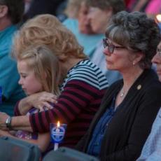 Candle Light Vigil Attendees